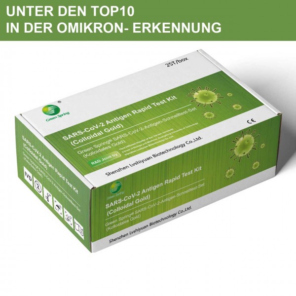 GreenSpring_Schnelltest_Omikron-25er